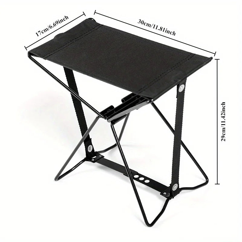 Portable Camping Iron Stool