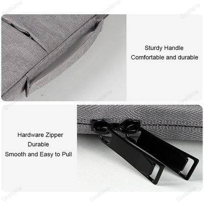 Laptop Bag Waterproof Portable 14-Inch Notebook Briefcase