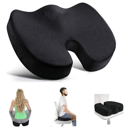 Seat Cushion Memory Foam U-Shaped Orthopedic Support