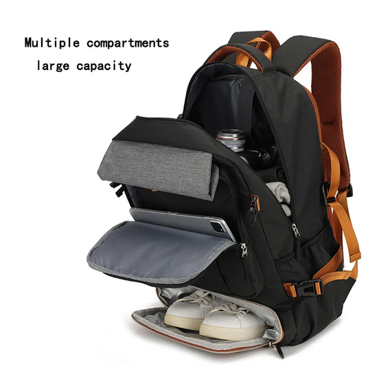 Men's and women's hiking and camping backpacks, classic laptop backpacks, waterproof backpacks suitable for 17 inch laptops and