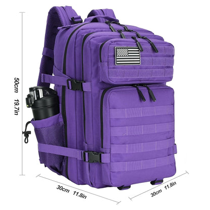Tactical Backpack with 45L Waterproof Nylon