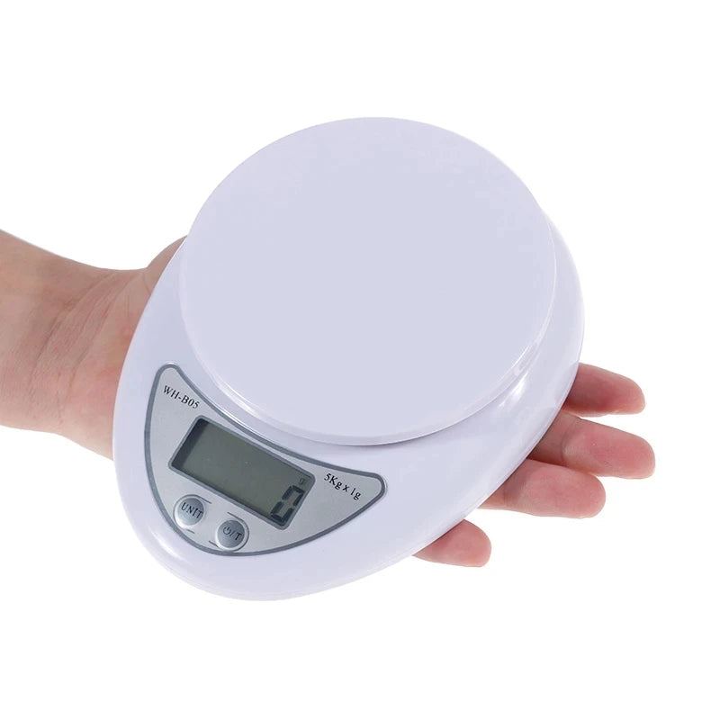 Digital Kitchen Scale with LED Portable Measuring Weight