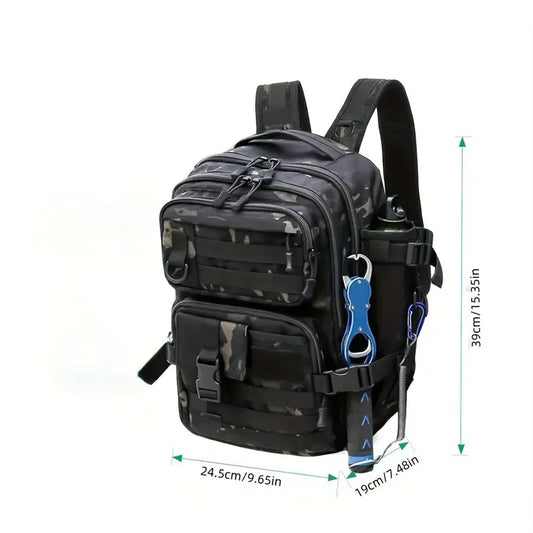 Waterproof Fishing Backpack with Tackle Storage