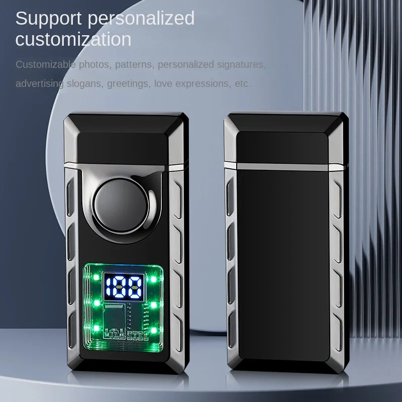 Rechargeable Jet Torch Lighter with Dual Flame