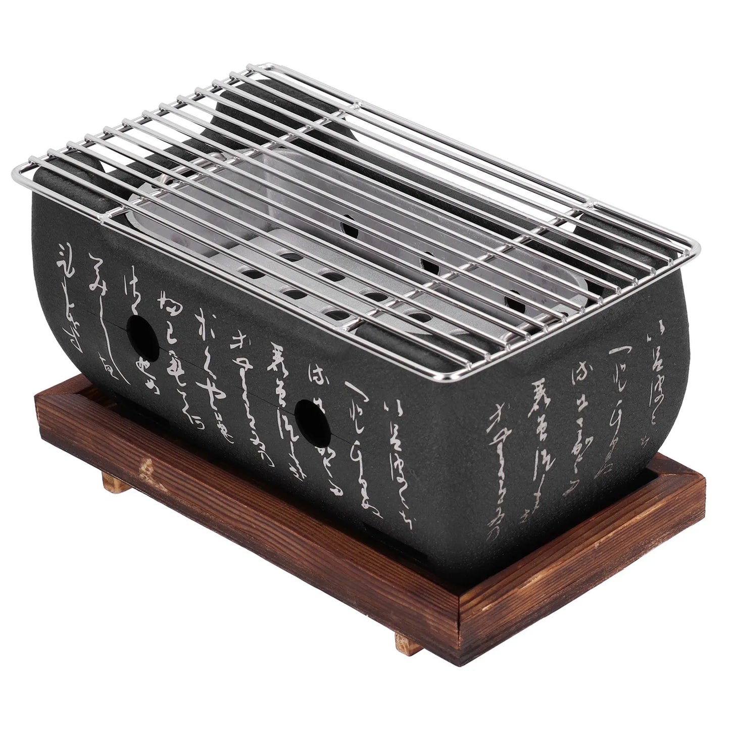 Japanese Charcoal Grill with Portable Aluminum Mini