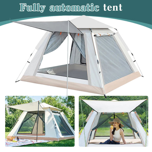 Automatic Tent Quick Open with Canopy 4–6 Person