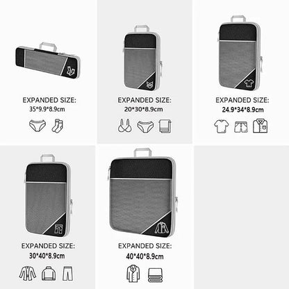 Packing Cubes Compression Travel Organizer 5-Piece Set
