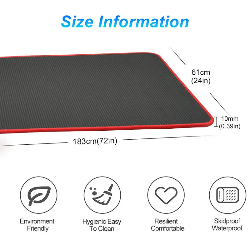 Yoga Mat Extra Thick Non-Slip 10mm