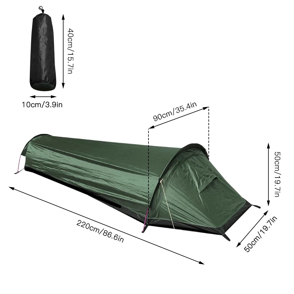 Backpacking Tent Waterproof Lightweight Single Person Camping Shelter
