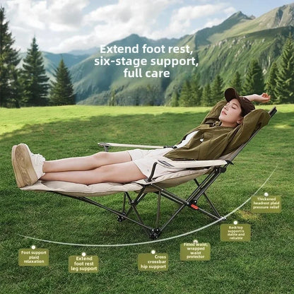 Adjustable Recliner Camping Folding Chair