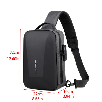 Crossbody Bag Anti-Theft USB Charging Nylon