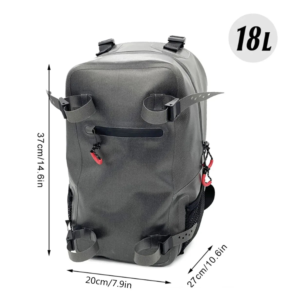Fishing Backpack Water Resistant 18L Shoulder Bag