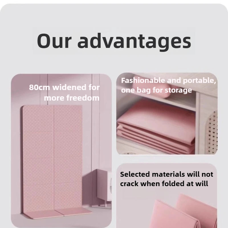 Foldable Non-Slip Yoga Mat EVA
