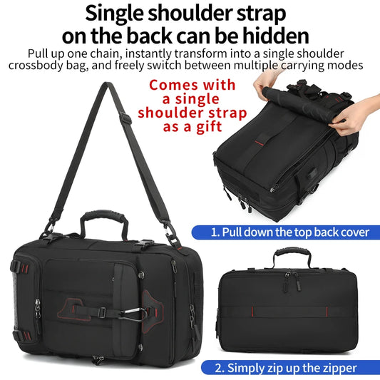 Travel backpack for men boarding, casual men's backpack for travel, large backpack for travel, 70 liters L, super large capacity