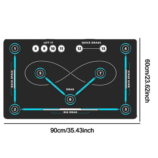 Hockey & Soccer Training Dribbling Pad