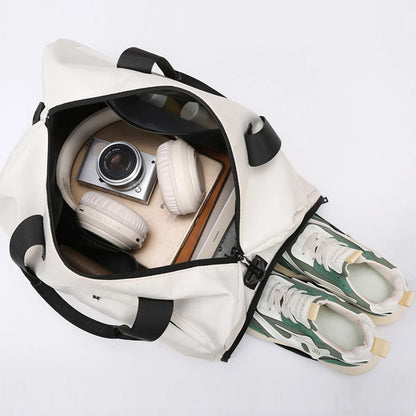 Gym Duffle Bag with Waterproof with Shoe Compartment