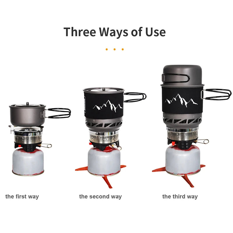Camping Cooking Set Stove System