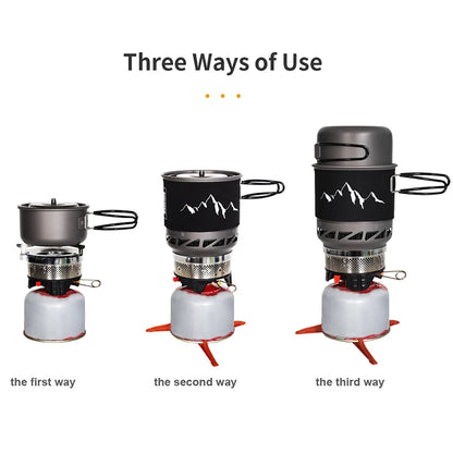 Camping Cooking Set Stove System