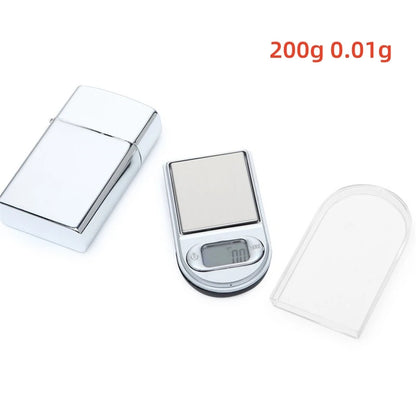 Digital Pocket Scale with Mini 200g Jewelry Weight
