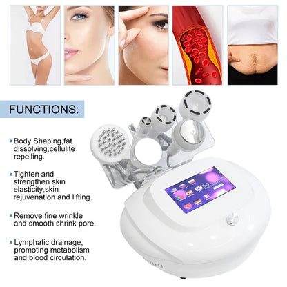Cavitation Machine with 6-in-1 Body Shaping Beauty Device