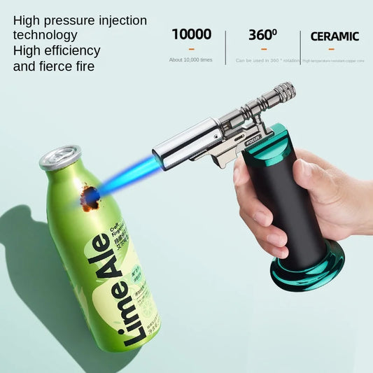 Refillable Jet Torch Lighter with Blue Flame