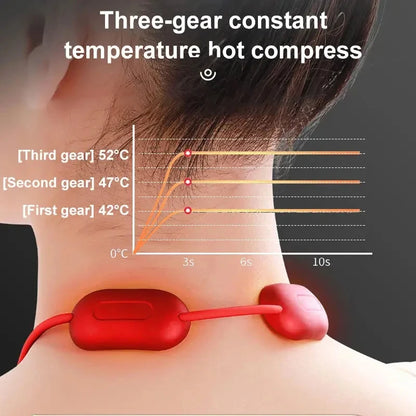 Neck Massager with Portable Intelligent Hanging Cervical Device