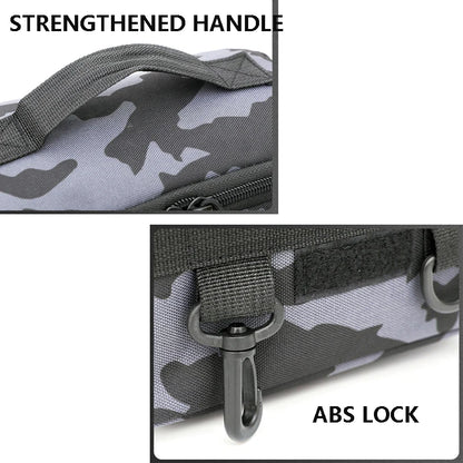 Fishing Gear Shoulder Bag with Nylon Rod Holder