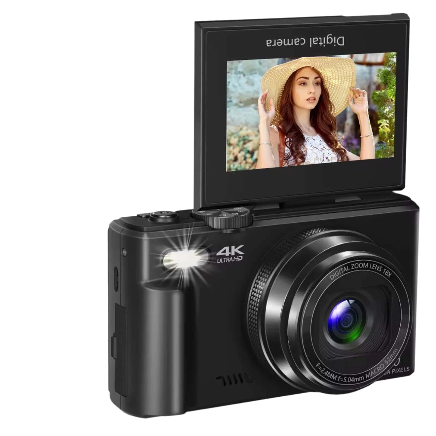 Best Digital Camera 64MP 4K Vlog Flip Screen WiFi Zoom | Buy Online at Furniture Things Australia