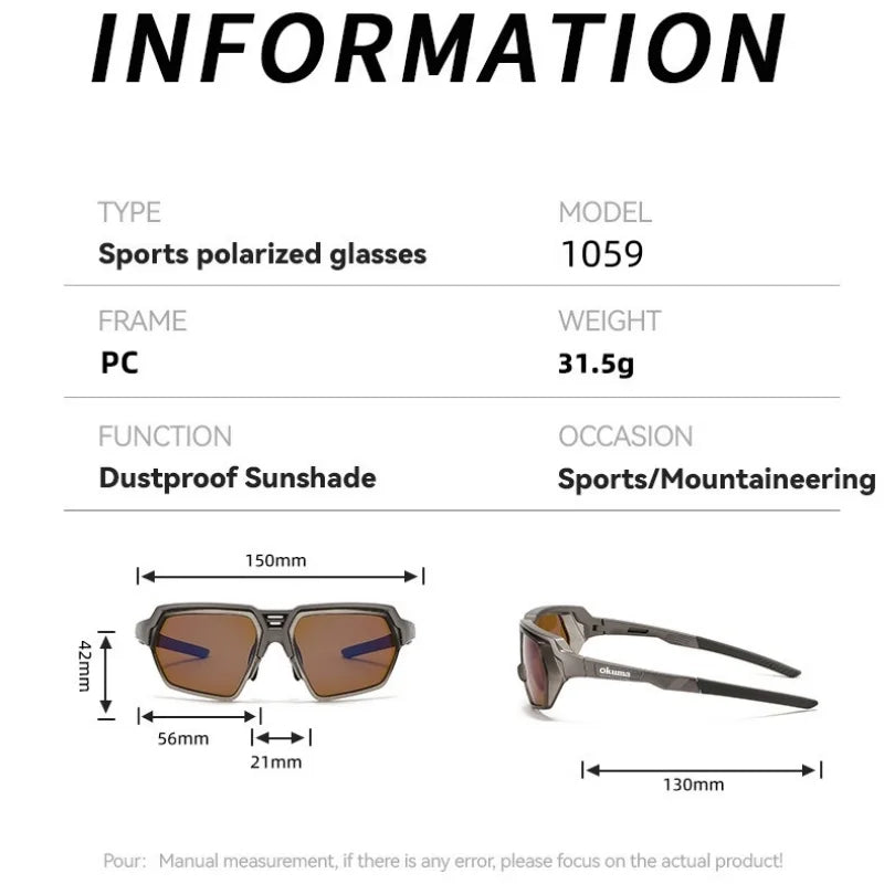 Polarized Sports Sunglasses UV400 for Men & Women