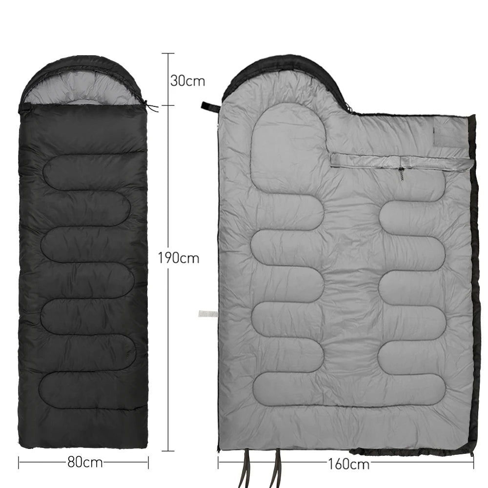 Sleeping Bag Cotton Envelope Lightweight Outdoor Backpacking