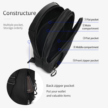 Chest Bag TPU Waterproof Camouflage Men Crossbody