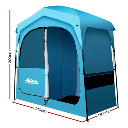 Double Shower Toilet Tent for Camping