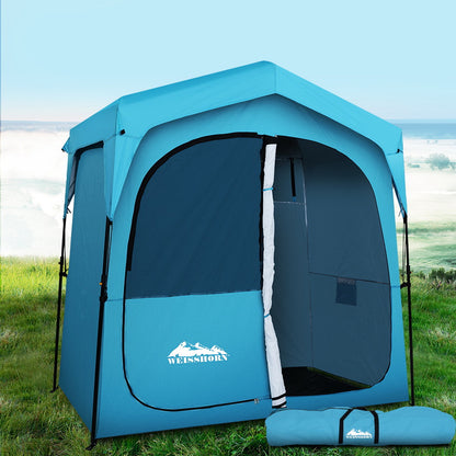 Double Shower Toilet Tent for Camping
