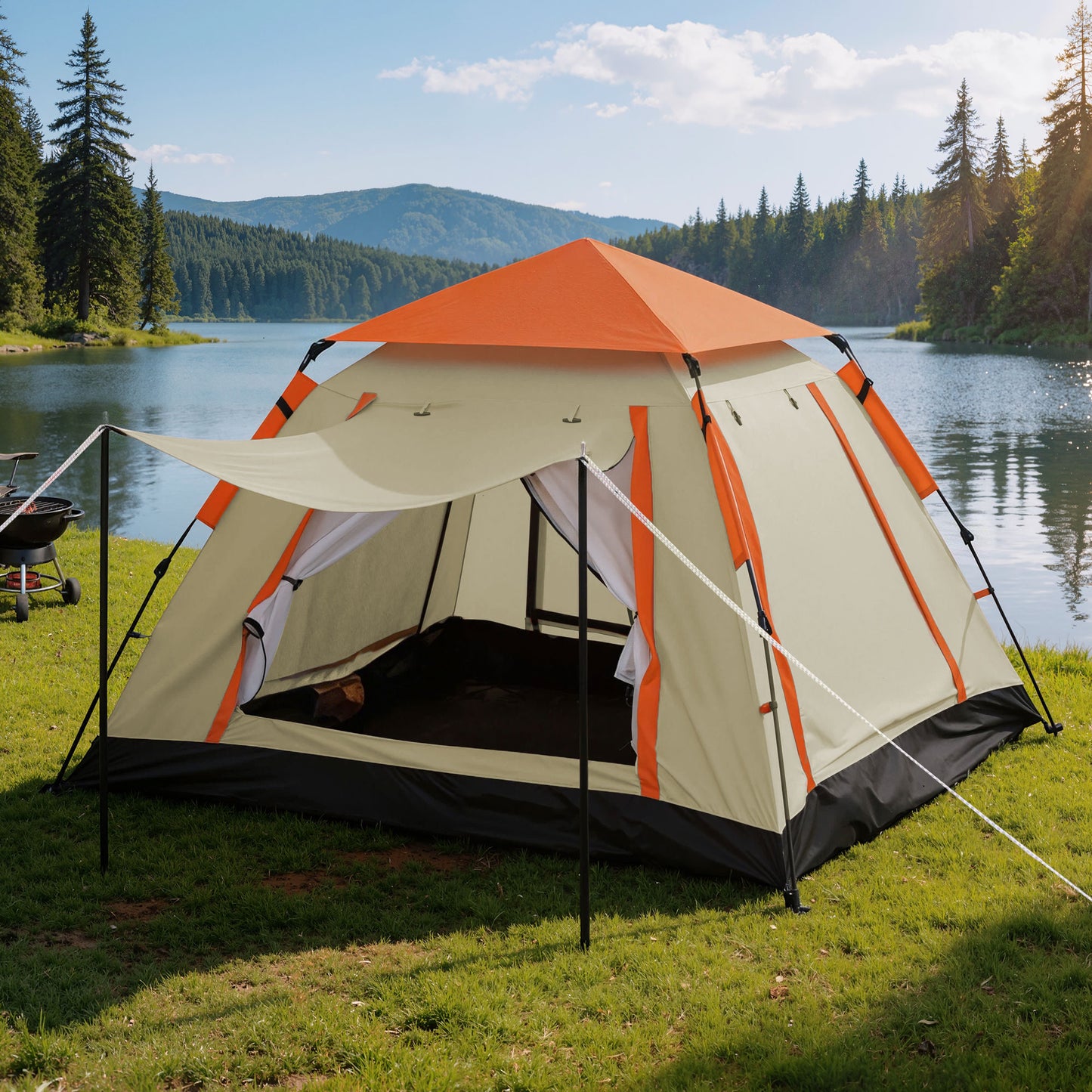 Pop Up Camping Tent (3-4 Person)