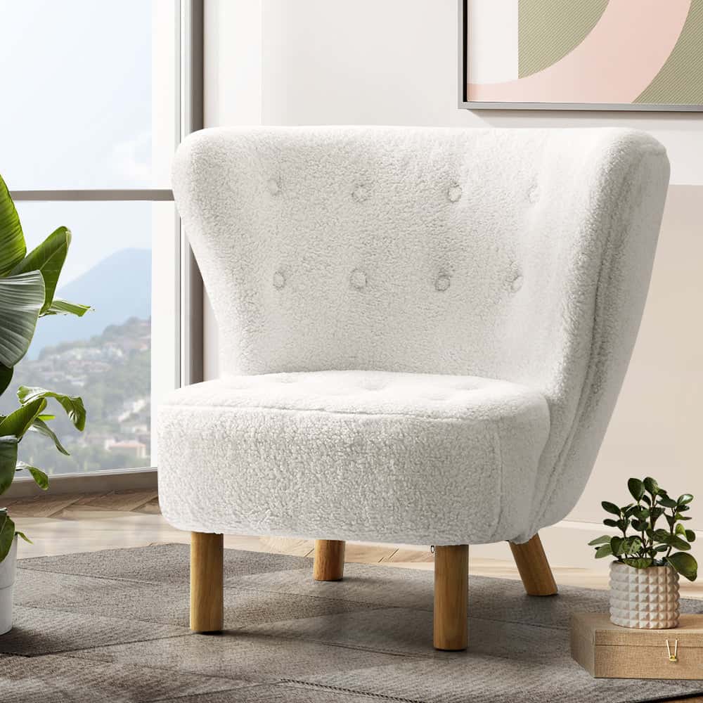 Best Armchair Lounge Accent Chair Armchairs Couch Chairs Sofa Bedroom White | Buy Online at Furniture Things Australia
