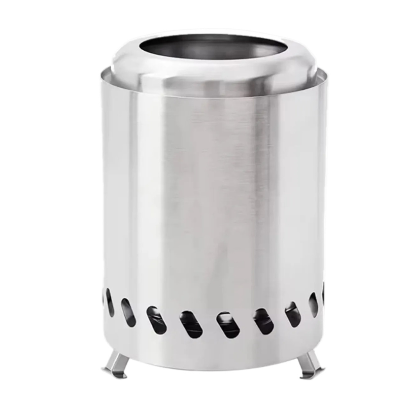 Portable Firewood Stainless Steel Camping Burner