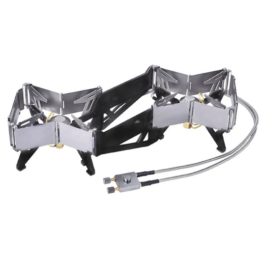 Camping Double Burner Folding Portable Gas