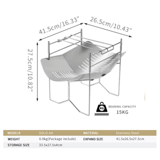 Outdoor Folding BBQ Grill