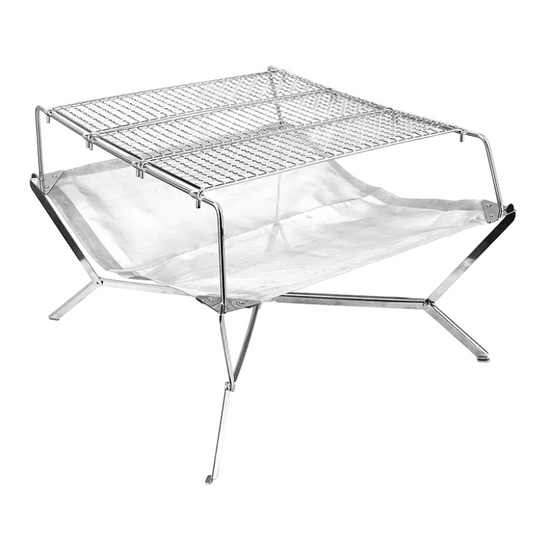 Foldable Stainless Steel Fire Pit Grill