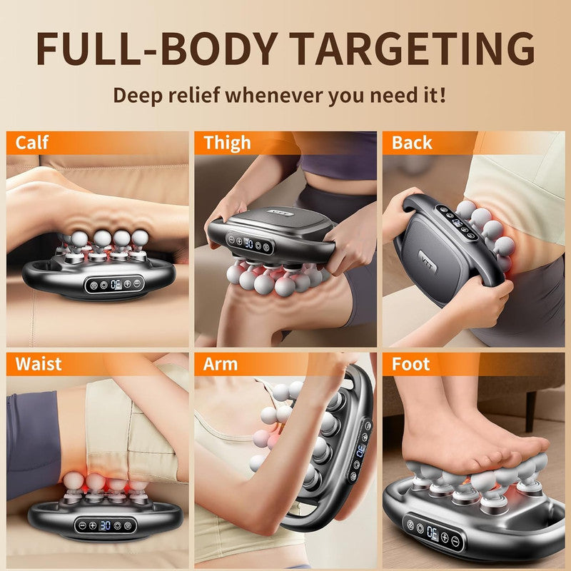 16-Head Massage Gun Set for Back Pain