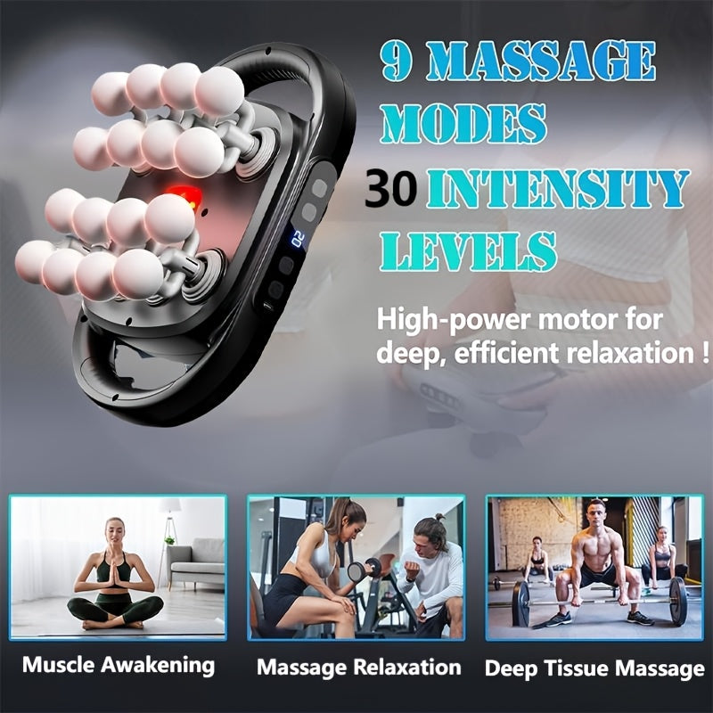 9 Massage Modes High Power Deep Tissue Massager for Fitness