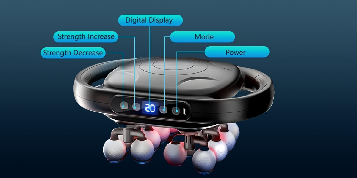 9 Massage Modes High Power Deep Tissue Massager for Fitness
