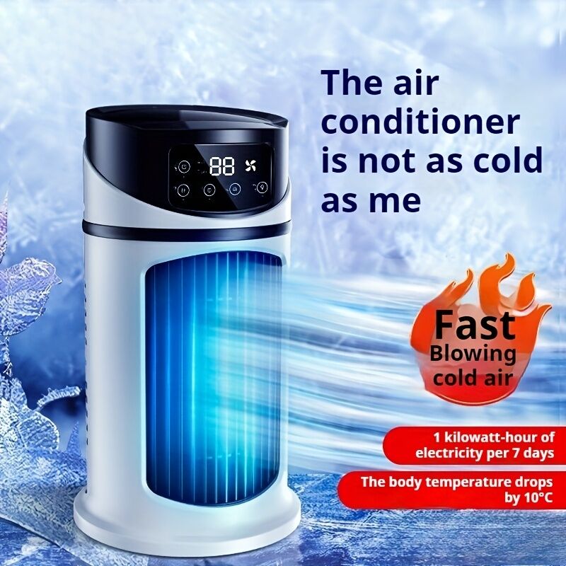 6-speed portable air conditioner humidifier