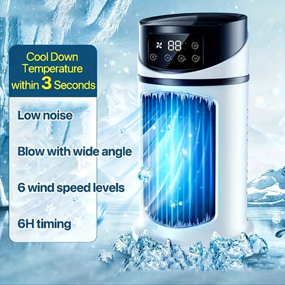 6-speed portable air conditioner humidifier