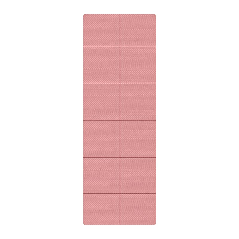 Dual-Sided Non-Slip TPE Exercise Mat for Yoga, Pilates, Kids Nap & Travel (Pink)