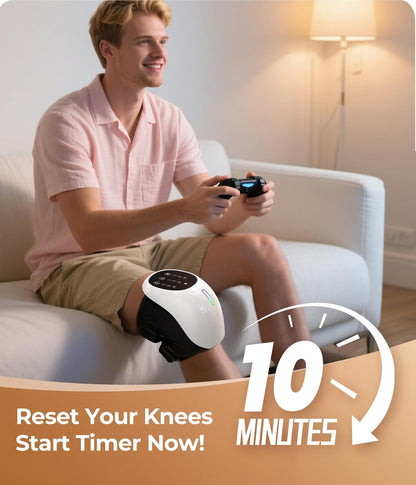 Cordless Knee Massager for Athletes, Seniors & Active Adults