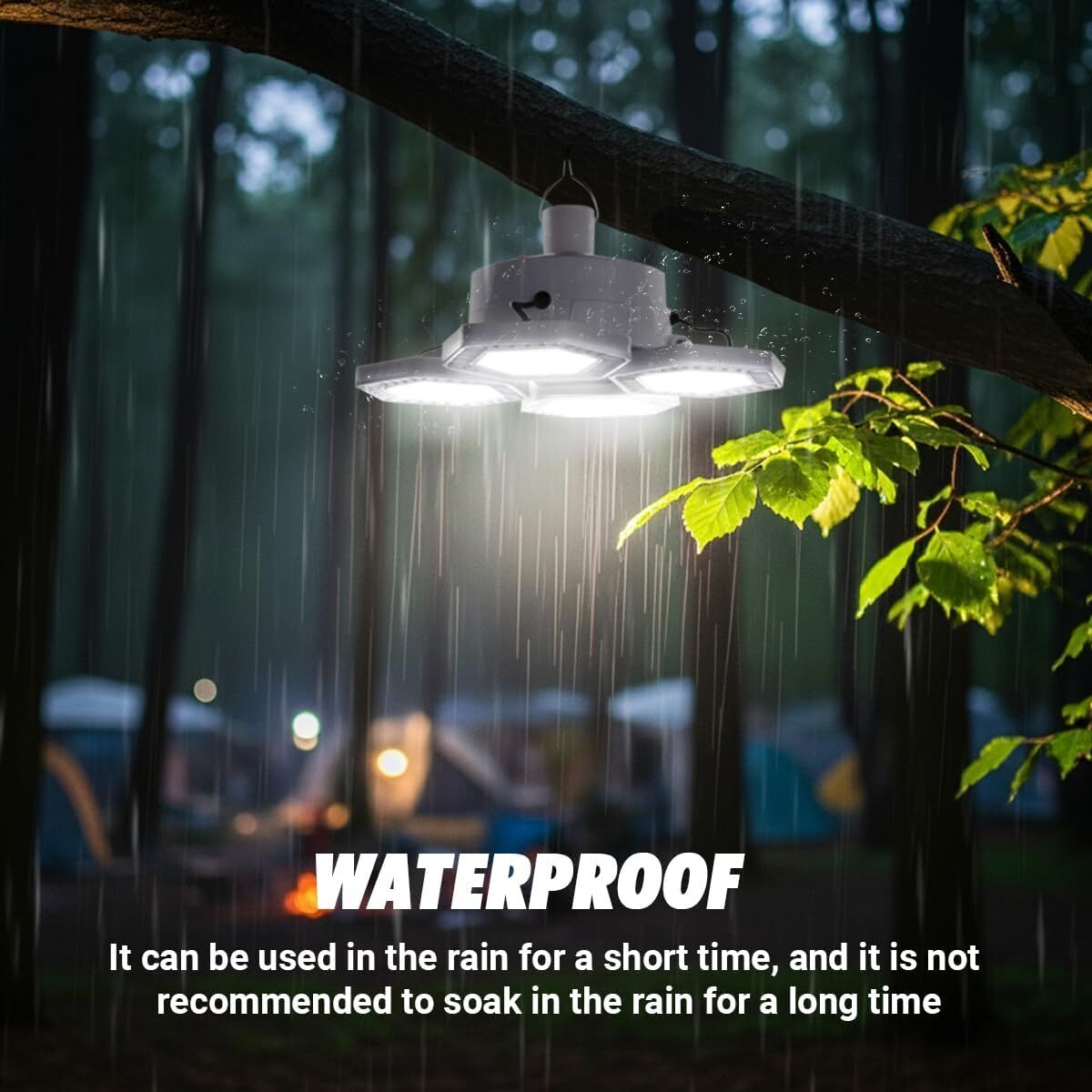 Solar Camping Lantern with Remote Control for Outdoors