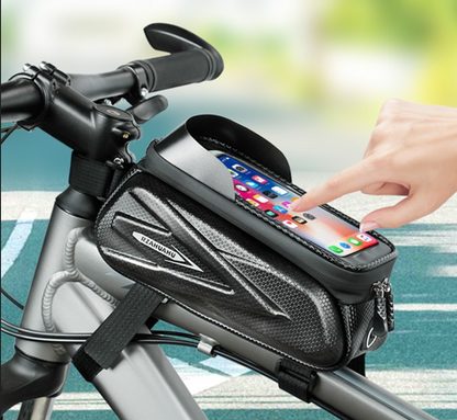 Waterproof Bike Frame Bag with Touchscreen Window