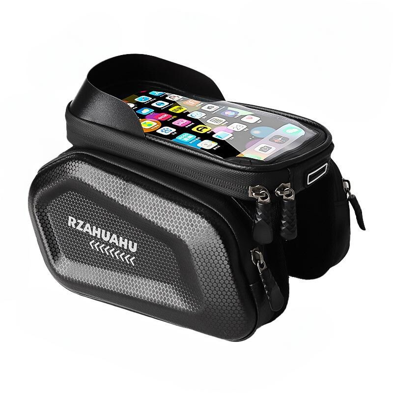 Waterproof Bike Frame Bag with Touchscreen & Headphone Hole