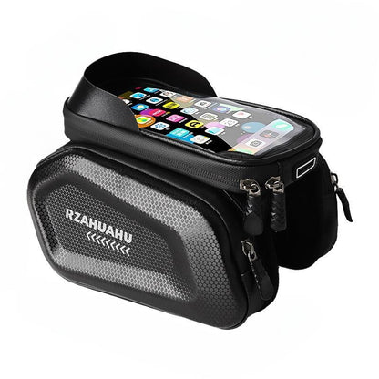 Waterproof Bike Frame Bag with Touchscreen & Headphone Hole